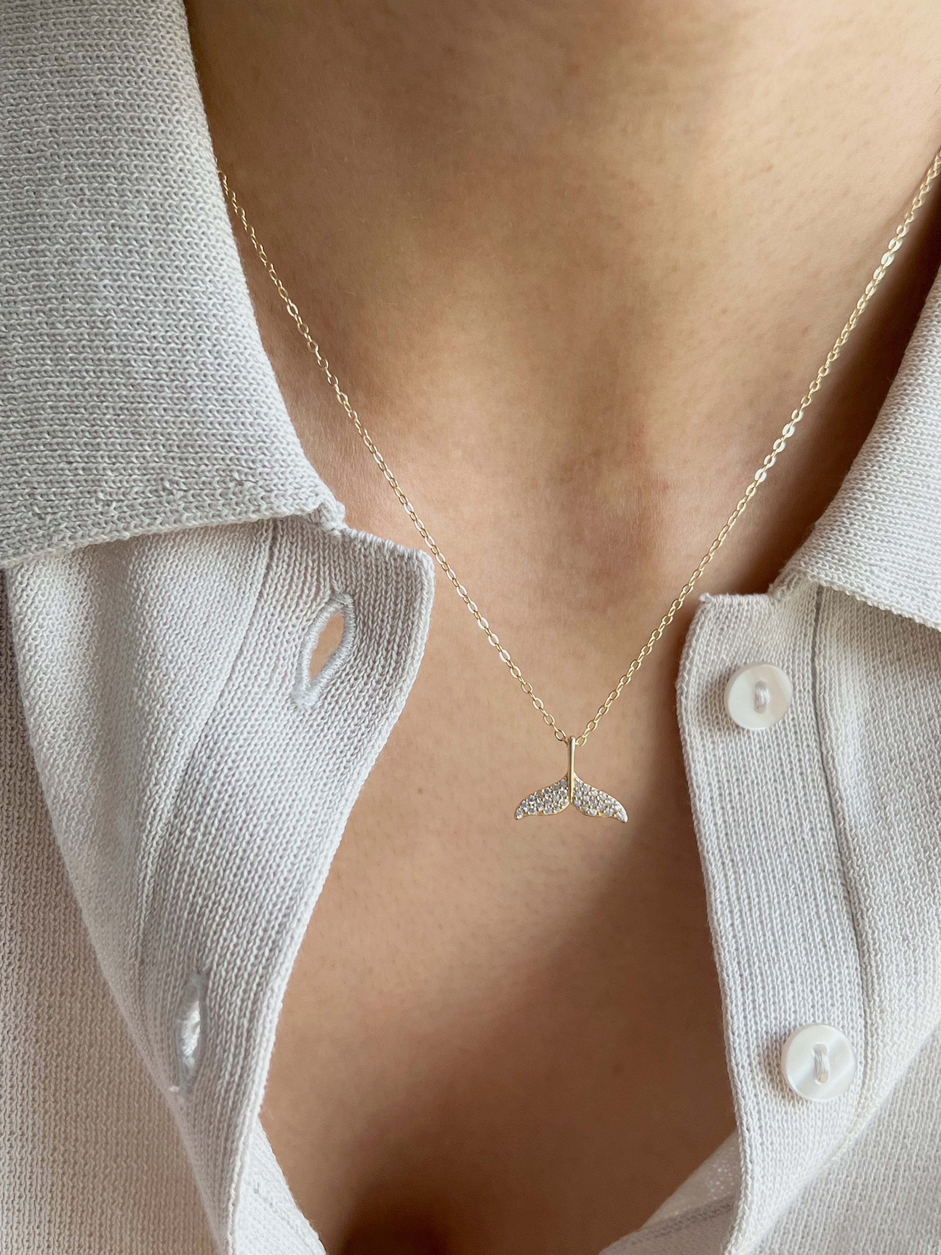 Whale Tail Necklace