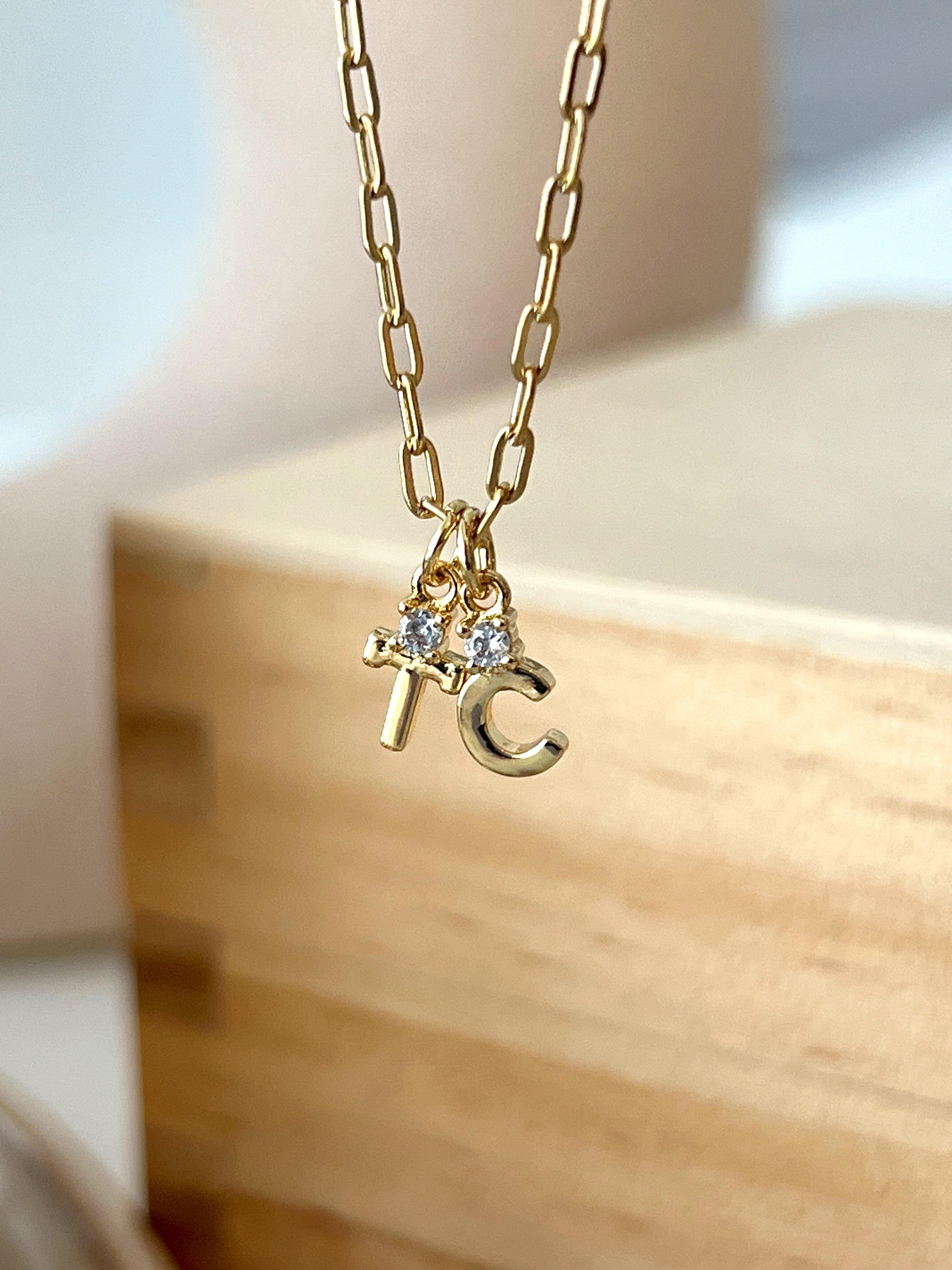 Initial Charm Necklace