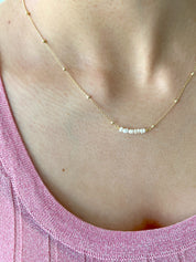 Pearl Bar Necklace