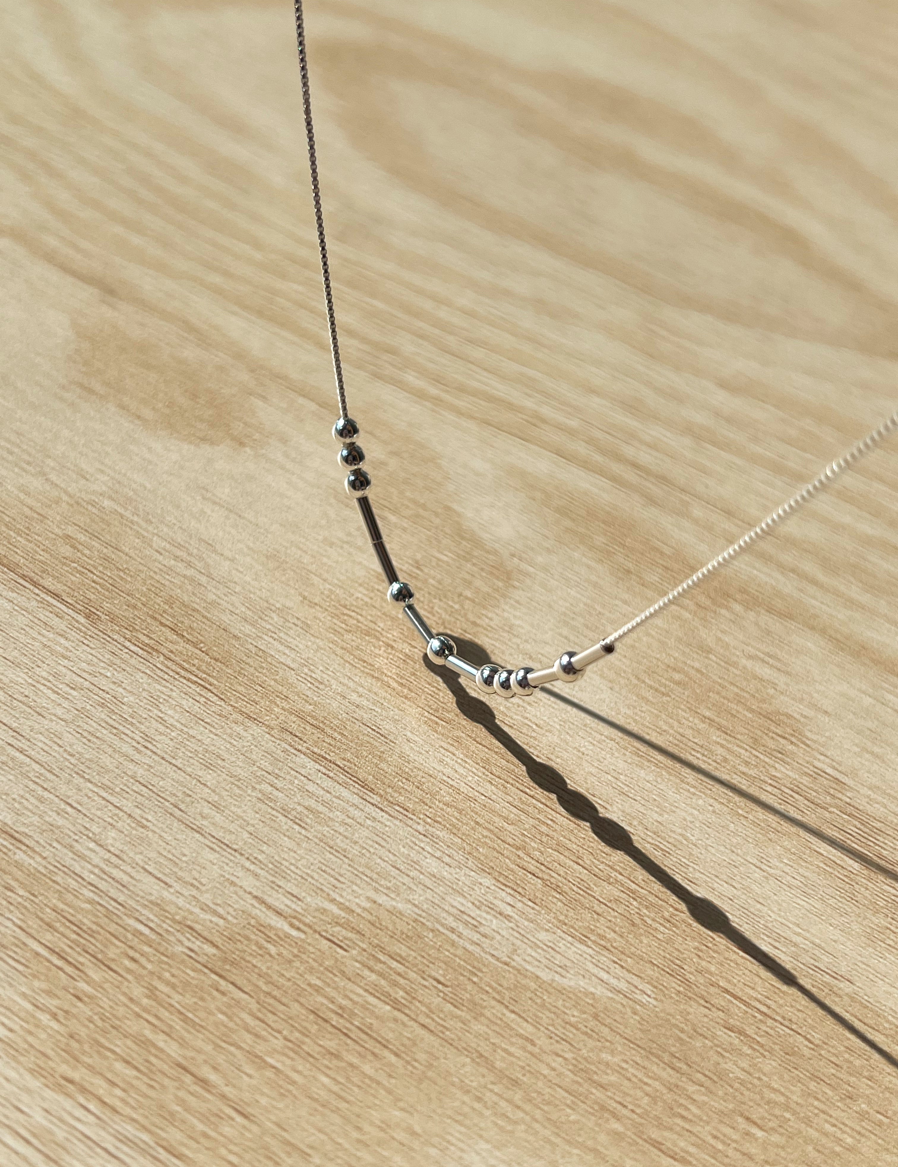 Morse Code Necklace