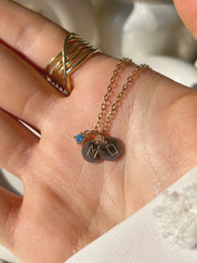 Initial Coin Necklace