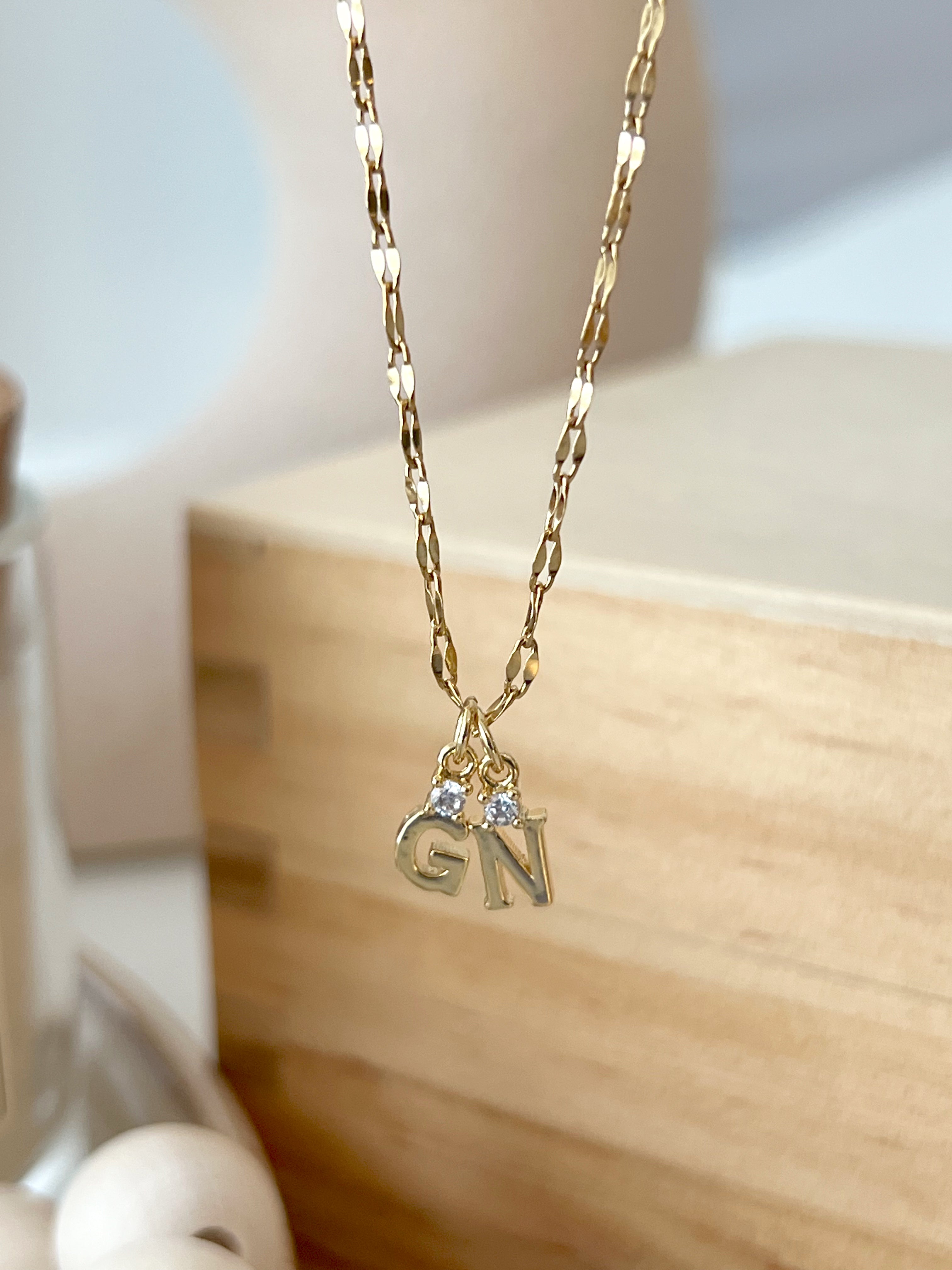 Initial Charm Necklace