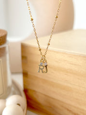 Initial Charm Necklace