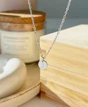 Initial Coin Necklace