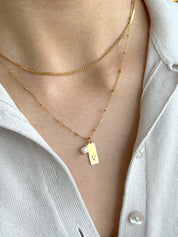 June Initial Necklace