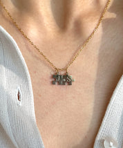 Double Puzzle Necklace