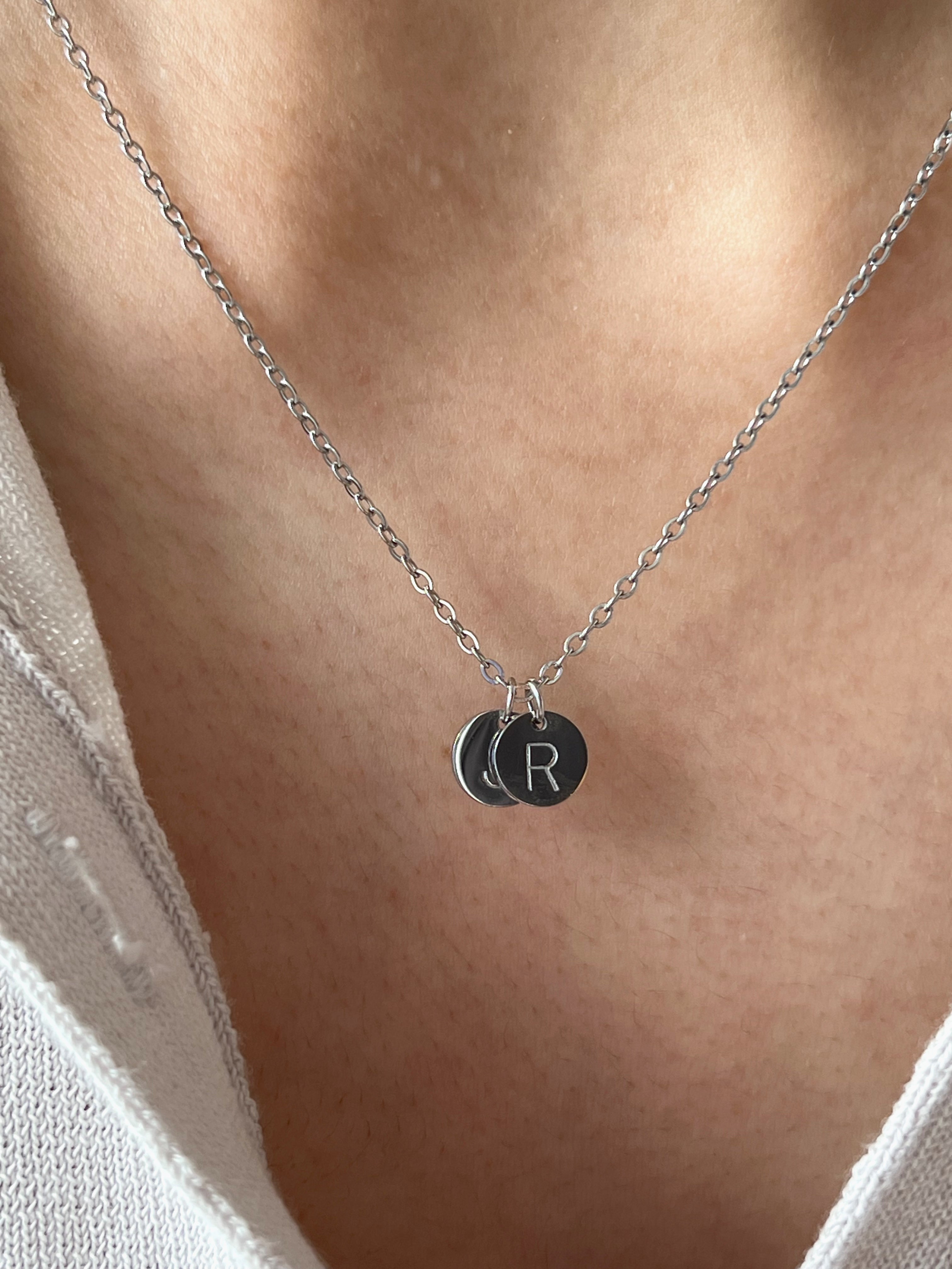 Initial Coin Necklace